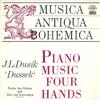 Vaclav Jan Sykora and Alex van Amerongen - Dusik: Piano Music Four Hands -  Preowned Vinyl Record