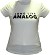  - Long Live Analog Shirt/ Women's Large Short Sleeve/ Cream 