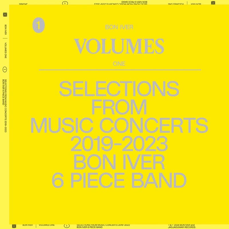 Bon Iver - Volumes: One - Selections From Music Concerts 2019-2023 Bon Iver 6 Piece Band