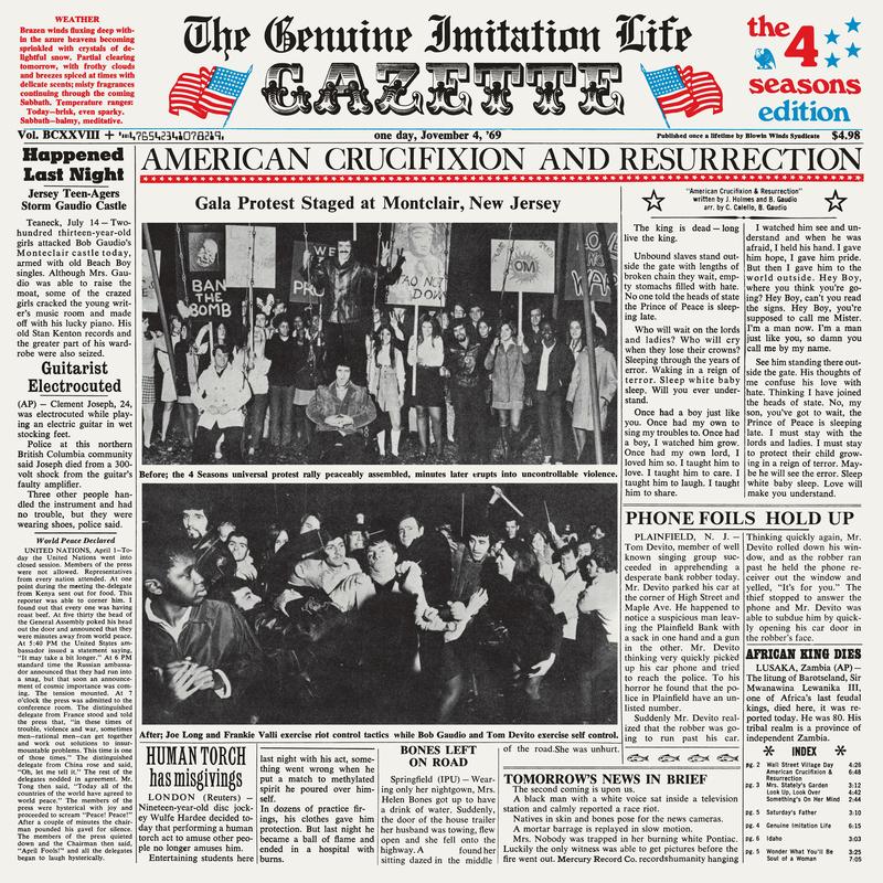Frankie Valli and The Four Seasons - The Genuine Imitation Life Gazette