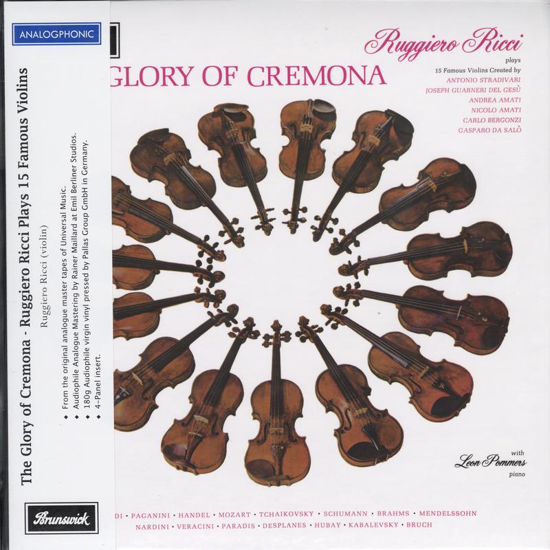 Ruggiero Ricci - The Glory Of Cremona - Ruggerio Ricci Plays 15 Famous Violins on Decca Gold Label Series