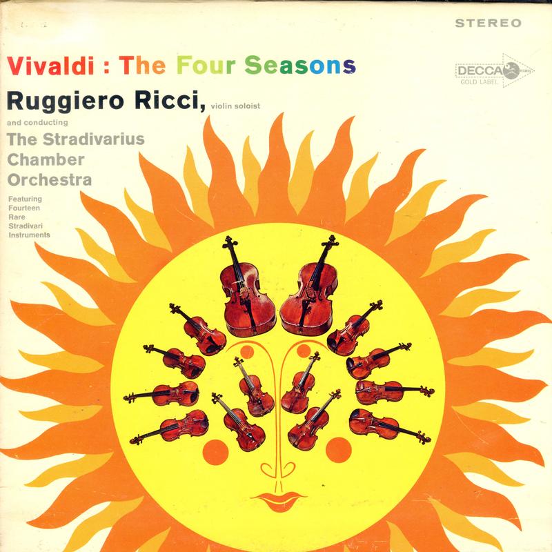 Ruggiero Ricci, The Stradivarius Chamber Orchestra - Vivaldi : The Four Seasons