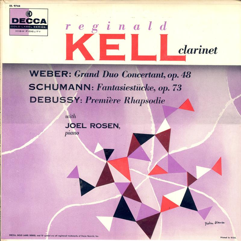 Reginald Kell - Weber: Grand Duo Concertant etc.