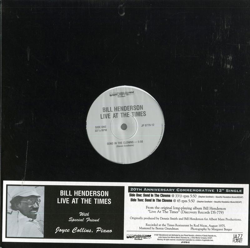 Bill Henderson - Live At The Times