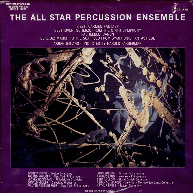 The All Star Percussion Ensemble , Georges Bizet , Ludwig van Beethoven , Johann Pachelbel , Hector Berlioz - The All Star Percussion Ensemble