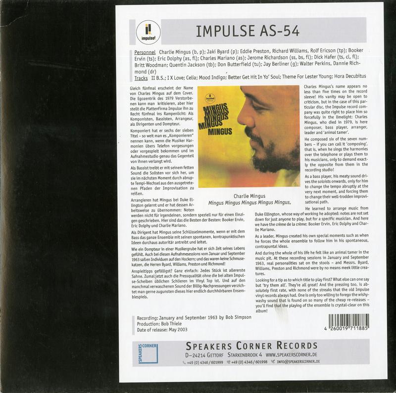 Charles Mingus - Mingus Mingus Mingus Mingus Mingus