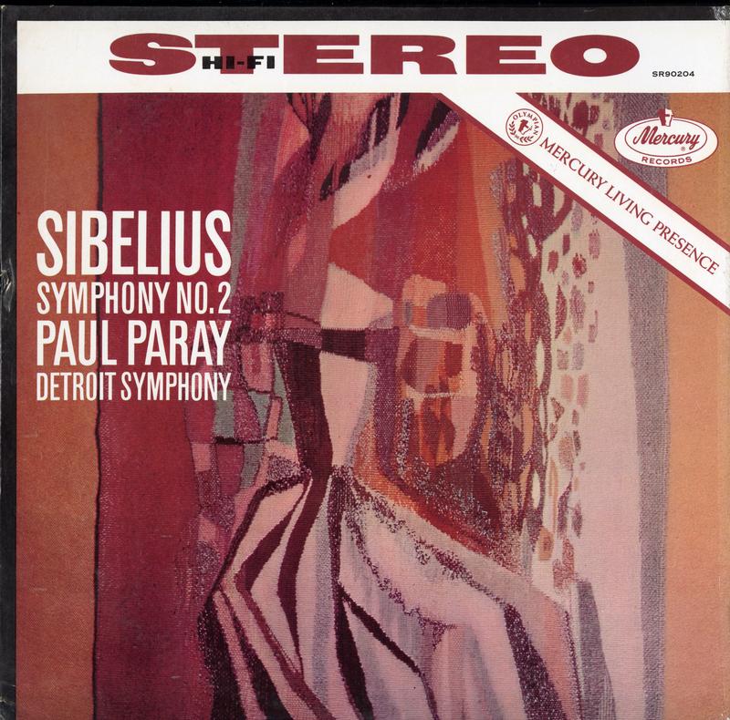 Jean Sibelius - Paul Paray , Detroit Symphony Orchestra - Symphony No. 2 In D Major, Op. 43