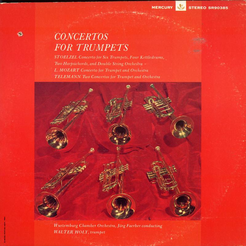 Holy, Wurtemburg Chamber Orchestra - Concertos for Trumpets