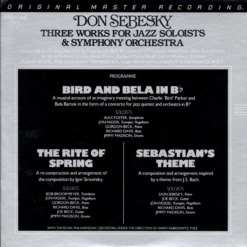 Don Sebesky - Three Works for Jazz Soloists and Symphony Orchestra