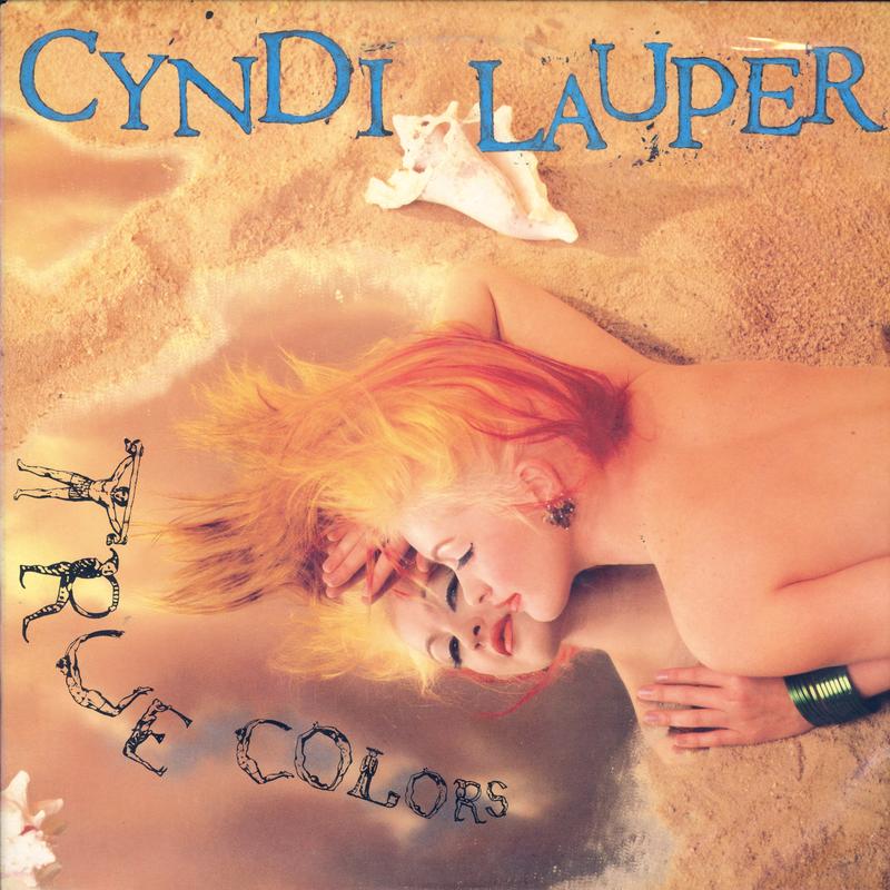 Cyndi Lauper - True Colors (7", Single, Styrene, Pit)
