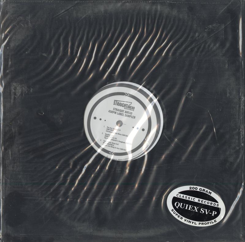 Various Artists - Straight Ahead 45rpm label sampler